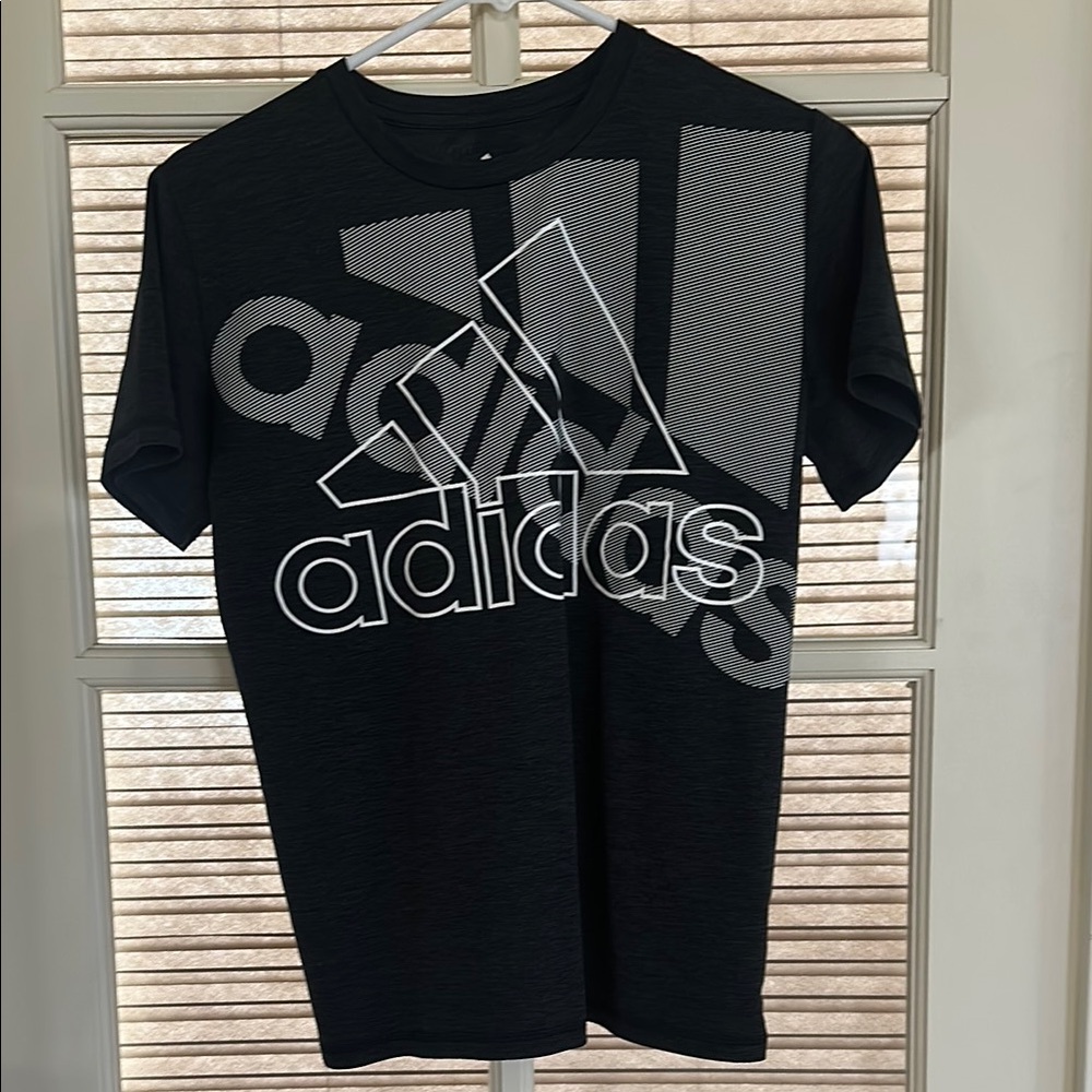 Adidas Men's Black Graphic T-Shirt